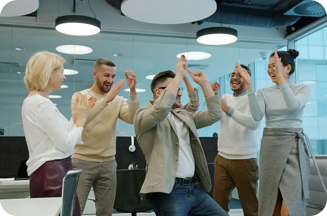 ProBio Customer Centric core value – illustration of client-focused collaboration
